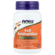 <img alt="NOW Foods, 4x6 Acidophilus, 60 Veg Capsules" title="NOW Foods, 4x6 Acidophilus, 60 Veg Capsules,733739029201"