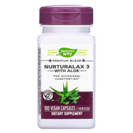 <img alt="Natures Way, Nurturalax 3, with Aloe, 100 Vegetarian Capsules" title="Natures Way, Nurturalax 3, with Aloe, 100 Vegetarian Capsules,033674009307"