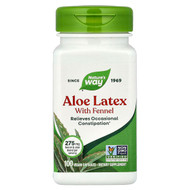 <img alt="Natures Way, Aloe Latex with Fennel, 100 Vegan Capsules" title="Natures Way, Aloe Latex with Fennel, 100 Vegan Capsules,033674101506"