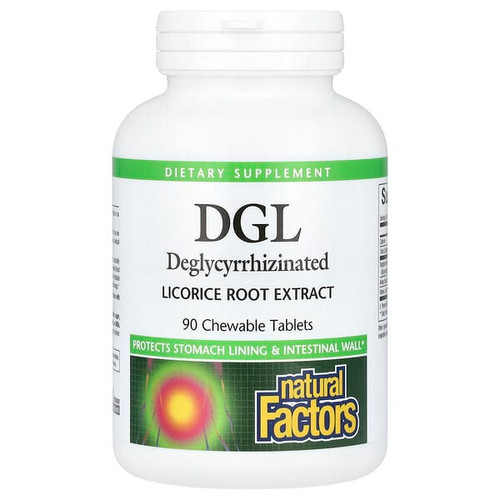 <img alt="Natural Factors, DGL, Deglycyrrhizinated Licorice Root Extract, 90 Chewable Tablets" title="Natural Factors, DGL, Deglycyrrhizinated Licorice Root Extract, 90 Chewable Tablets,068958045085"