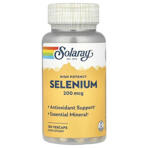 <img alt="Solaray, Selenium, High Potency , 200 mcg, 100 VegCaps" title="Solaray, Selenium, High Potency , 200 mcg, 100 VegCaps,076280046953"
