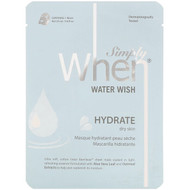 3 PACK of When Beauty, Simply When, Water Wish Sheet Mask, 1 Sheet, 0.8 fl oz (23 ml)