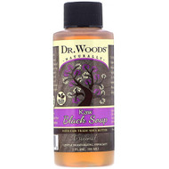 3 PACK of Dr. Woods, Raw Black Soap, with Fair Trade Shea Butter, Original, 2 fl oz (59 ml)