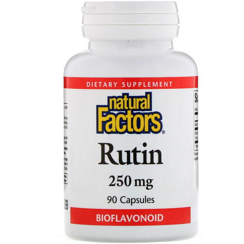 <img alt="Natural Factors, Rutin, 250 mg, 90 Capsules" title="Natural Factors, Rutin, 250 mg, 90 Capsules,068958013916"