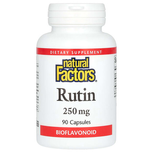 <img alt="Natural Factors, Rutin, 250 mg, 90 Capsules" title="Natural Factors, Rutin, 250 mg, 90 Capsules,068958013916"