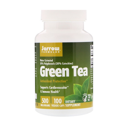 <img alt="Jarrow Formulas, Green Tea, 500 mg, 100 Veggie Caps" title="Jarrow Formulas, Green Tea, 500 mg, 100 Veggie Caps,790011170075"