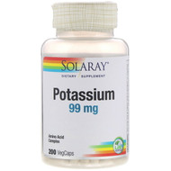 <img alt="Solaray, Potassium, 99 mg, 200 Veggie Caps" title="Solaray, Potassium, 99 mg, 200 Veggie Caps,076280046717"