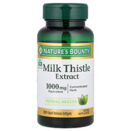 <img alt="Natures Bounty, Milk Thistle Extract , 1,000 mg, 50 Rapid Release Softgels" title="Natures Bounty, Milk Thistle Extract , 1,000 mg, 50 Rapid Release Softgels,074312019470"