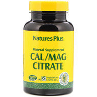 <img alt="Natures Plus, Cal/Mag Citrate, 90 Vegetarian Capsules" title="Natures Plus, Cal/Mag Citrate, 90 Vegetarian Capsules,097467033696"
