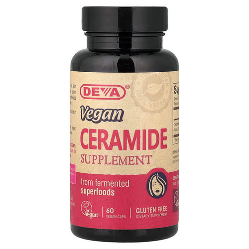 <img alt="Deva, Vegan Ceramide Supplement, 60 Vegan Caps" title="Deva, Vegan Ceramide Supplement, 60 Vegan Caps,895634000348"