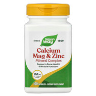 <img alt="Natures Way, Calcium Mag & Zinc Mineral Complex, 100 Capsules" title="Natures Way, Calcium Mag & Zinc Mineral Complex, 100 Capsules,033674414101"