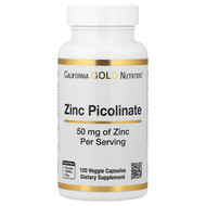 <img alt="California Gold Nutrition, Zinc Picolinate, 50 mg, 120 Veggie Capsules" title="California Gold Nutrition, Zinc Picolinate, 50 mg, 120 Veggie Capsules,898220013531"