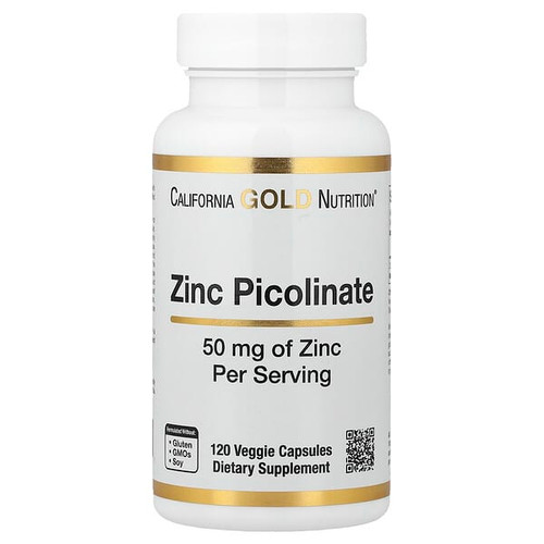 <img alt="California Gold Nutrition, Zinc Picolinate, 50 mg, 120 Veggie Capsules" title="California Gold Nutrition, Zinc Picolinate, 50 mg, 120 Veggie Capsules,898220013531"