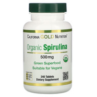 <img alt="California Gold Nutrition, Organic Spirulina, 500 mg, 240 Tablets" title="California Gold Nutrition, Organic Spirulina, 500 mg, 240 Tablets,898220013623"