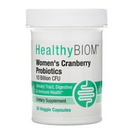 <img alt="HealthyBiom, Womens Cranberry Probiotic, 10 Billion CFUs, 30 Veggie Capsules" title="HealthyBiom, Womens Cranberry Probiotic, 10 Billion CFUs, 30 Veggie Capsules,898220015856"