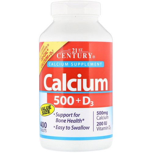 <img alt="21st Century, Calcium 500 + D3, 400 Tablets" title="21st Century, Calcium 500 + D3, 400 Tablets,740985275238"