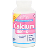 <img alt="21st Century, Calcium 500 + D3 Plus Extra D3, 400 Tablets" title="21st Century, Calcium 500 + D3 Plus Extra D3, 400 Tablets,740985275221"