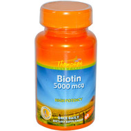 Thompson, Biotin, 5000 mcg, 60 Capsules