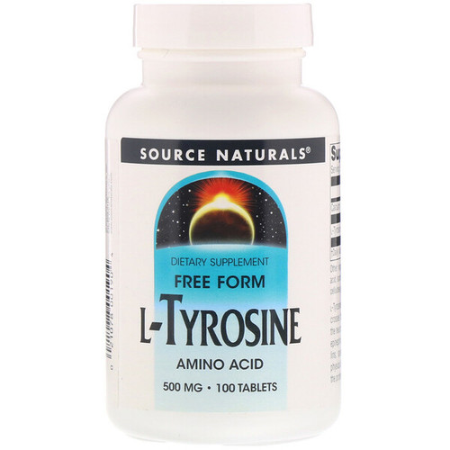 <img alt="Source Naturals, L-Tyrosine, 500 mg, 100 Tablets" title="Source Naturals, L-Tyrosine, 500 mg, 100 Tablets,021078001904"