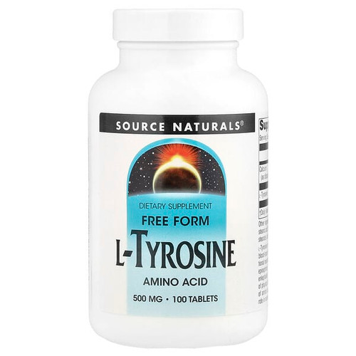 <img alt="Source Naturals, L-Tyrosine, 500 mg, 100 Tablets" title="Source Naturals, L-Tyrosine, 500 mg, 100 Tablets,021078001904"