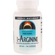 <img alt="Source Naturals, L-Arginine, Free Form, 500 mg, 100 Capsules" title="Source Naturals, L-Arginine, Free Form, 500 mg, 100 Capsules,021078016878"