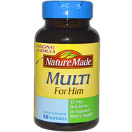 <img alt="Nature Made, Multi For Him, 60 Softgels" title="Nature Made, Multi For Him, 60 Softgels,031604040475"