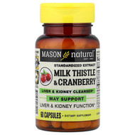 <img alt="Mason Natural, Milk Thistle & Cranberry, Standardized Extract, 60 Capsules" title="Mason Natural, Milk Thistle & Cranberry, Standardized Extract, 60 Capsules,311845135155"
