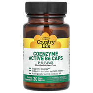 <img alt="Country Life, Coenzyme Active B6 Caps, P-5-P-PAK, 30 Vegan Capsules" title="Country Life, Coenzyme Active B6 Caps, P-5-P-PAK, 30 Vegan Capsules,015794062363"