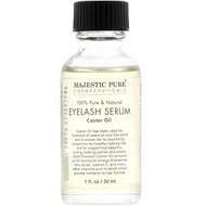 Majestic Pure, Eyelash Serum, 100% Pure & Natural, Castor Oil, 1 fl oz (30 ml)