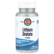 <img alt="KAL, Lithium Orotate, 5 mg, 60 VegCaps" title="KAL, Lithium Orotate, 5 mg, 60 VegCaps,021245380382"
