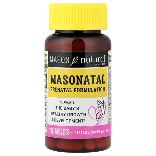<img alt="Mason Natural, Masonatal Prenatal Formulation, 100 Tablets" title="Mason Natural, Masonatal Prenatal Formulation, 100 Tablets,311845127914"