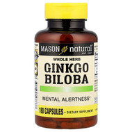 <img alt="Mason Natural, Whole Herb Ginkgo Biloba, 180 Capsules (125 mg per Capsule)" title="Mason Natural, Whole Herb Ginkgo Biloba, 180 Capsules (125 mg per Capsule),311845177377"