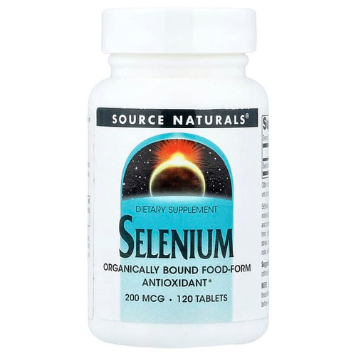 <img alt="Source Naturals, Selenium, 200 mcg, 120 Tablets" title="Source Naturals, Selenium, 200 mcg, 120 Tablets,021078008118"