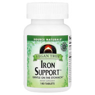 <img alt="Source Naturals, Vegan True, Iron Support, 180 Tablets" title="Source Naturals, Vegan True, Iron Support, 180 Tablets,021078025924"