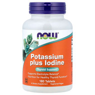 <img alt="NOW Foods, Potassium Plus Iodine, 180 Tablets" title="NOW Foods, Potassium Plus Iodine, 180 Tablets,733739014528"