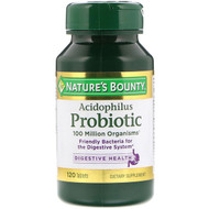 <img alt="Natures Bounty, Acidophilus Probiotic, 120 Tablets" title="Natures Bounty, Acidophilus Probiotic, 120 Tablets,074312026102"