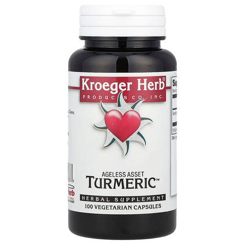 <img alt="Kroeger Herb Co, Ageless Asset Turmeric, 100 Vegetarian Capsules (450 mg per Capsule)" title="Kroeger Herb Co, Ageless Asset Turmeric, 100 Vegetarian Capsules (450 mg per Capsule),696916100837"