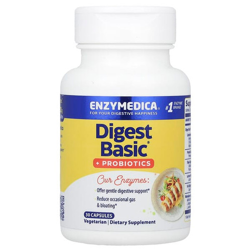 <img alt="Enzymedica, Digest Basic + Probiotics, 30 Capsules" title="Enzymedica, Digest Basic + Probiotics, 30 Capsules,670480130506"