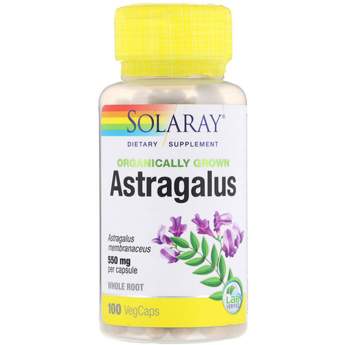 <img alt="Solaray, Organically Grown Astragalus, 550 mg, 100 VegCaps" title="Solaray, Organically Grown Astragalus, 550 mg, 100 VegCaps,076280887457"