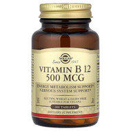 <img alt="Solgar, Vitamin B12, 500 mcg, 100 Tablets" title="Solgar, Vitamin B12, 500 mcg, 100 Tablets,033984032200"