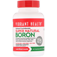 <img alt="Vibrant Health, Super Natural Boron, 60 Vegetable Capsules" title="Vibrant Health, Super Natural Boron, 60 Vegetable Capsules,074306800367"