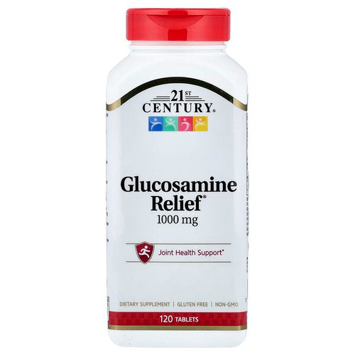 <img alt="21st Century, Glucosamine Relief, 120 Tablets" title="21st Century, Glucosamine Relief, 120 Tablets,740985222157"