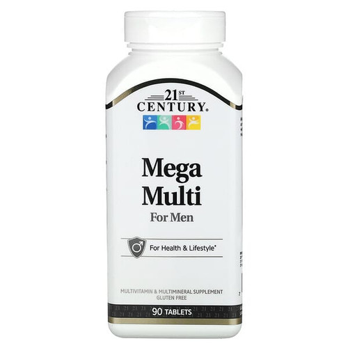 <img alt="21st Century, Mega Multi for Men, 90 Tablets" title="21st Century, Mega Multi for Men, 90 Tablets,740985226582"