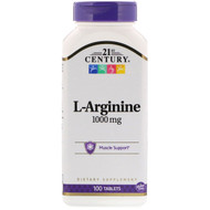 <img alt="21st Century, L-Arginine, 1,000 mg, 100 Tablets" title="21st Century, L-Arginine, 1,000 mg, 100 Tablets,740985270868"