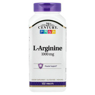 <img alt="21st Century, L-Arginine, 1,000 mg, 100 Tablets" title="21st Century, L-Arginine, 1,000 mg, 100 Tablets,740985270868"