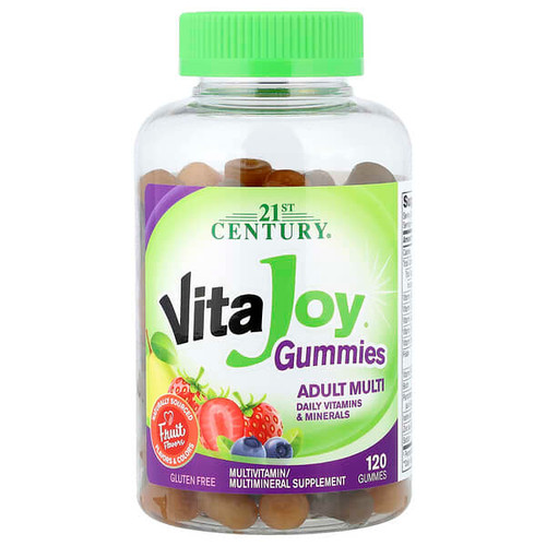 <img alt="21st Century, VitaJoy Adult Multi Gummies, Fruit, 120 Gummies" title="21st Century, VitaJoy Adult Multi Gummies, Fruit, 120 Gummies,740985276181"