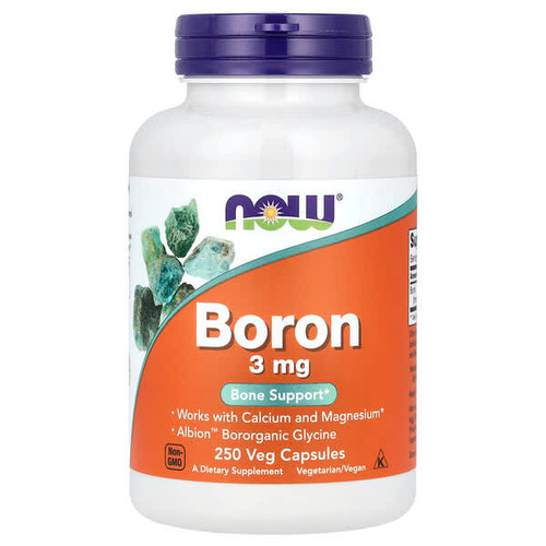 <img alt="NOW Foods, Boron, 3 mg, 250 Veg Capsules" title="NOW Foods, Boron, 3 mg, 250 Veg Capsules,733739014122"