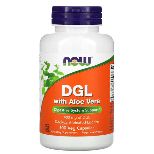 <img alt="NOW Foods, DGL with Aloe Vera, 400 mg, 100 Veg Capsules" title="NOW Foods, DGL with Aloe Vera, 400 mg, 100 Veg Capsules,733739046543"