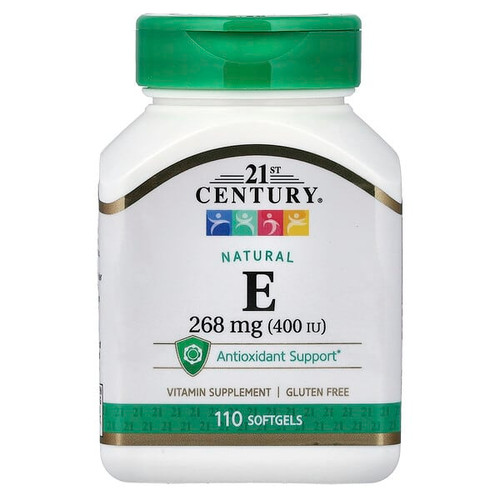 <img alt="21st Century, Natural Vitamin E, 268 mg (400 IU), 110 Softgels" title="21st Century, Natural Vitamin E, 268 mg (400 IU), 110 Softgels,740985223437"