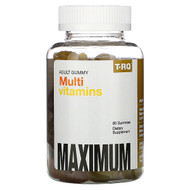 <img alt="T-RQ, Adult Gummy, Multi Vitamins, Cherry Lemon Orange, 60 Gummies" title="T-RQ, Adult Gummy, Multi Vitamins, Cherry Lemon Orange, 60 Gummies,835776001797"